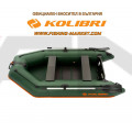 KOLIBRI - Надуваема моторна лодка с твърдо дъно KM-280 SC Standard - зелена